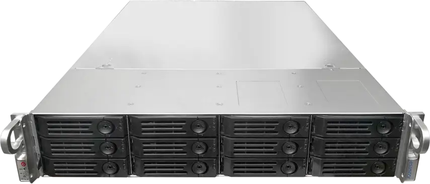 Asustor Xpanstor 12R AX7012R 12-bay rackmount expansion unit, front view, supplied by IT World Trading, Bur Dubai, Dubai.