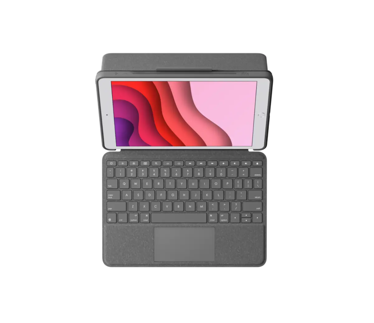 Logitech Combo Touch ipad keyboard — genuine stock at IT World Trading, Bur Dubai, Dubai.