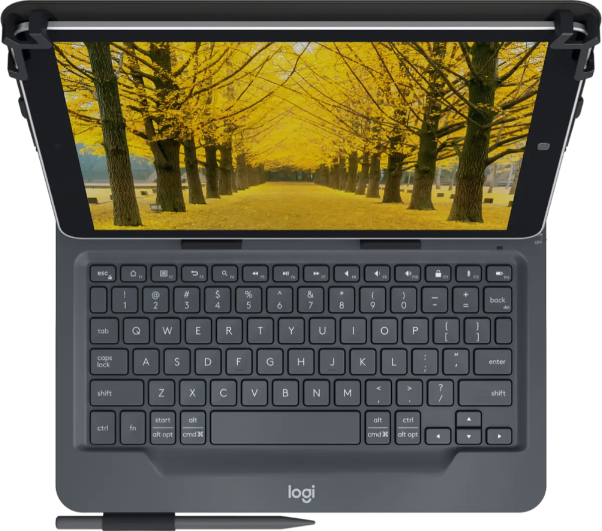 Logitech Folio Universal ipad keyboard — genuine stock at IT World Trading, Bur Dubai, Dubai.