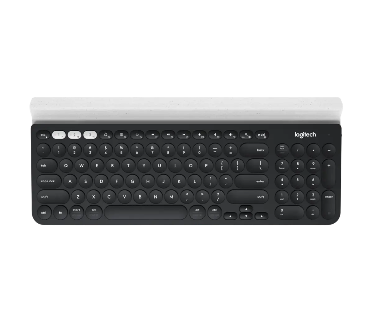 Logitech K780 keyboard — genuine stock at IT World Trading, Bur Dubai, Dubai.
