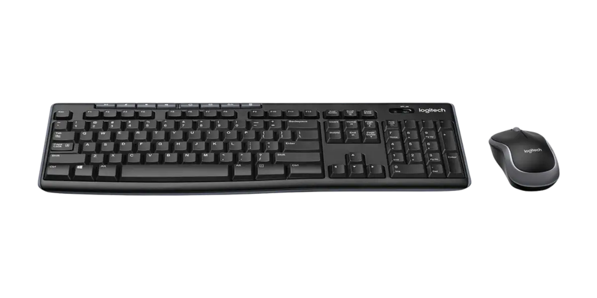 Logitech MK270 combo — genuine stock at IT World Trading, Bur Dubai, Dubai.