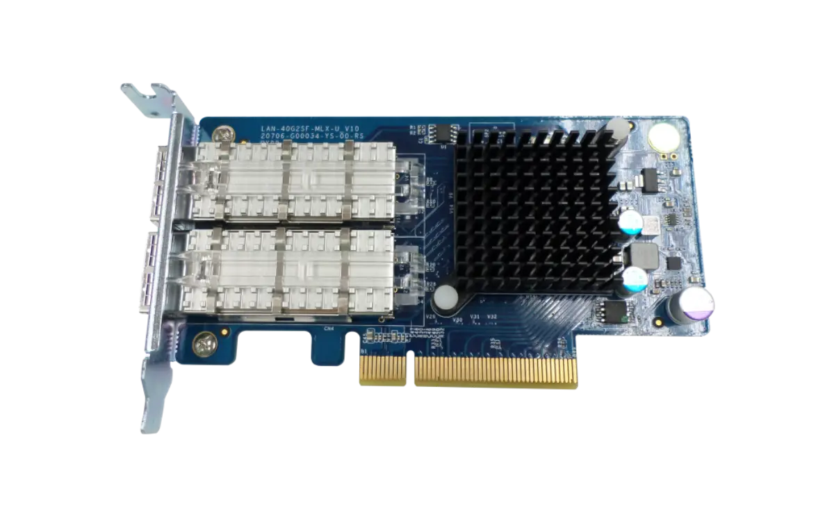 QNAP Dual-Port 40GbE SFP+ Network Expansion Card