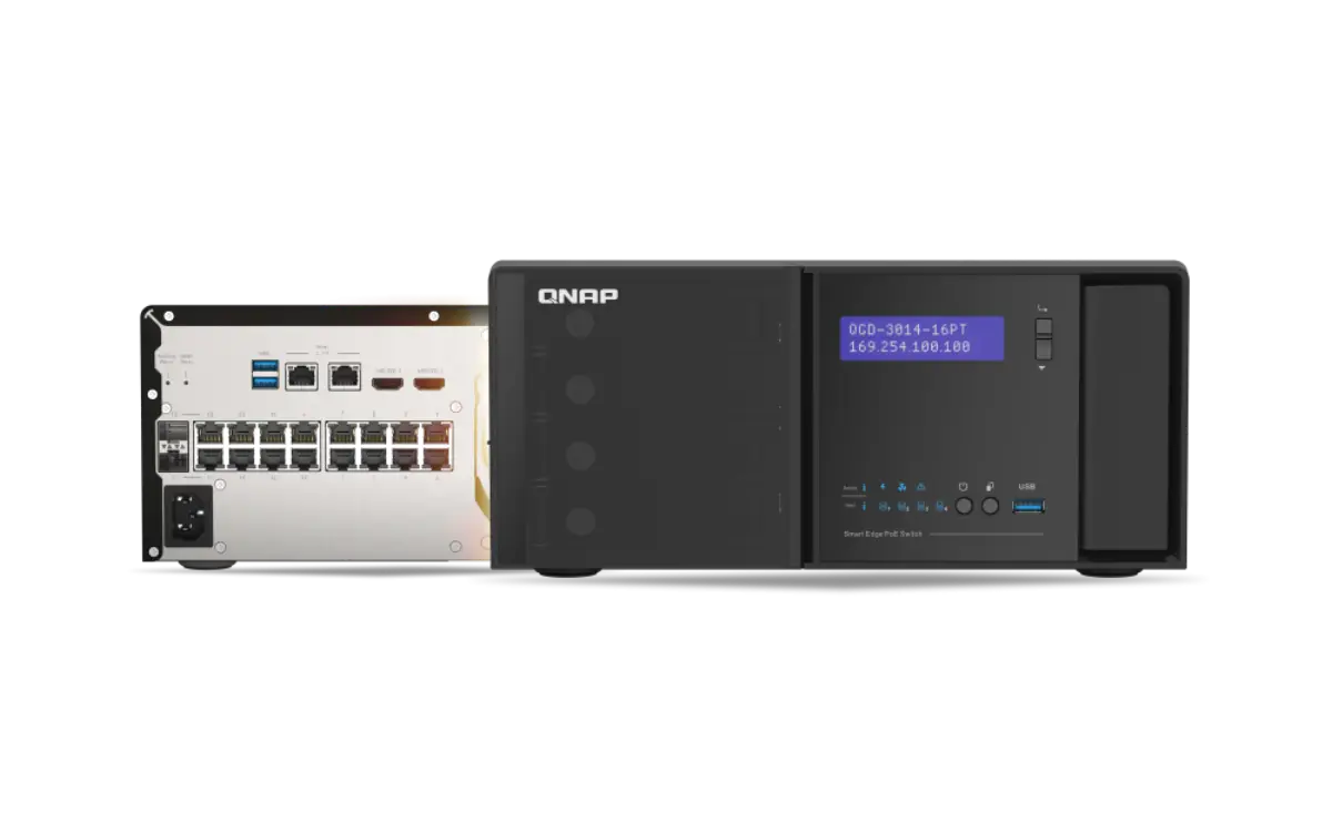 QNAP QGD-3014-16PT PoE Switch with