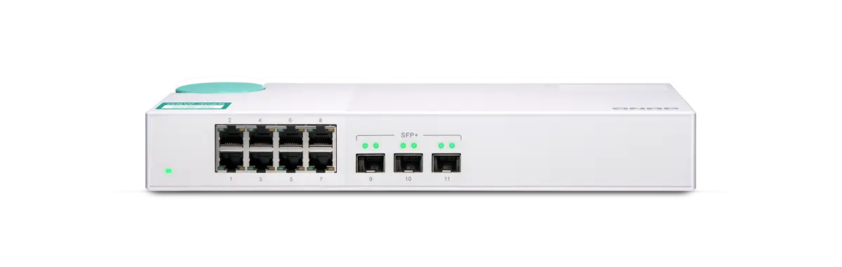 QNAP QSW-308S 8-Port Gigabit Unmanaged Switch with SF