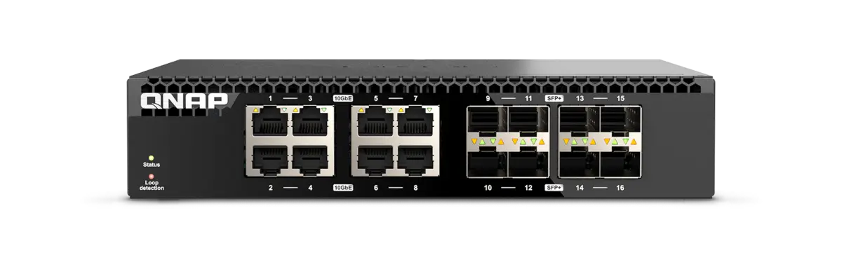 QNAP QSW-3216R-8S8T 16-Port 10G RJ45 / SFP+ Unmanaged