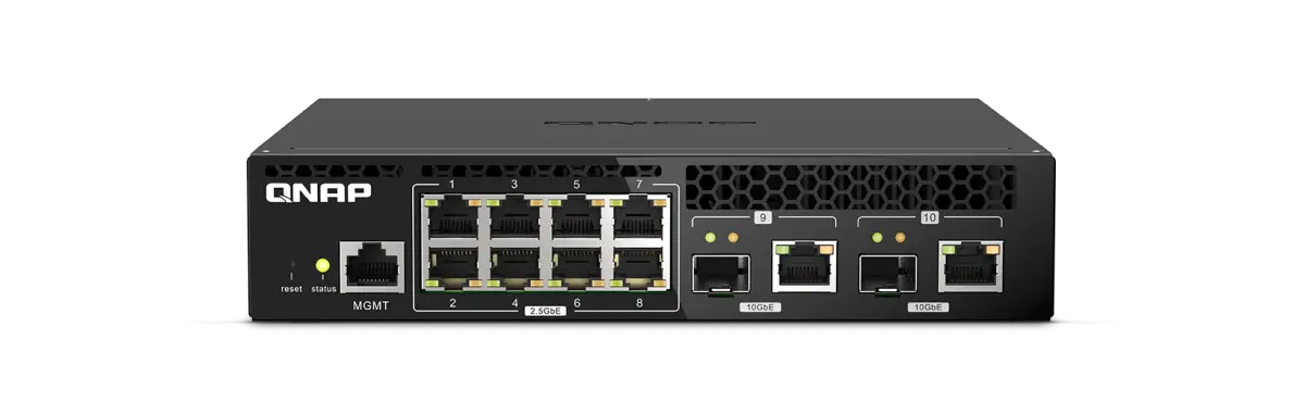QNAP QSW-M2108R-2C 8-Port Managed Switch with SFP+ (H