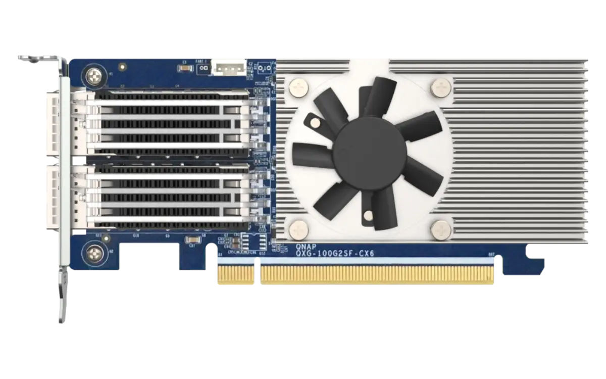 QNAP Dual-Port 100GbE Network Expansion Card