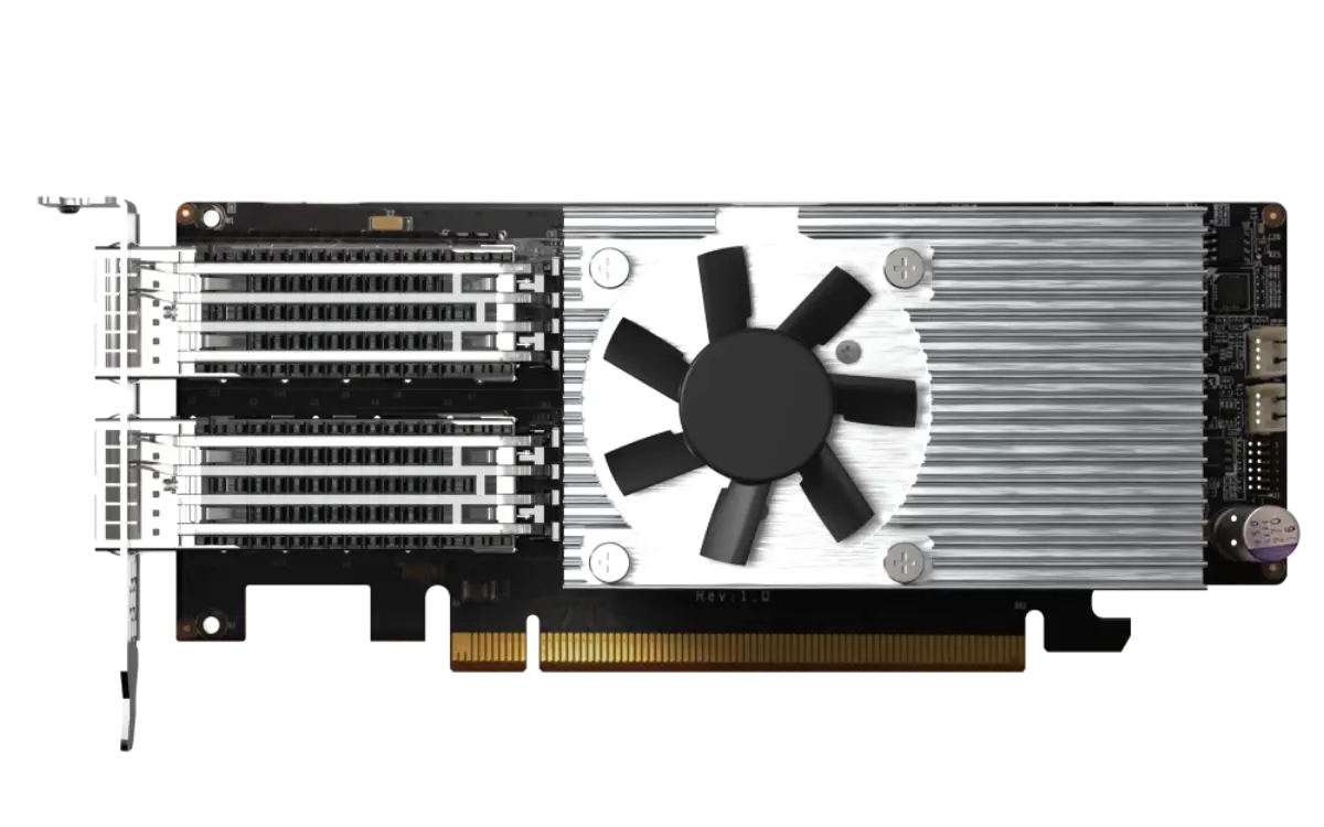QNAP QXG-100G2SF-E810 Dual-Port 100GbE PCIe 4.0 x16 N