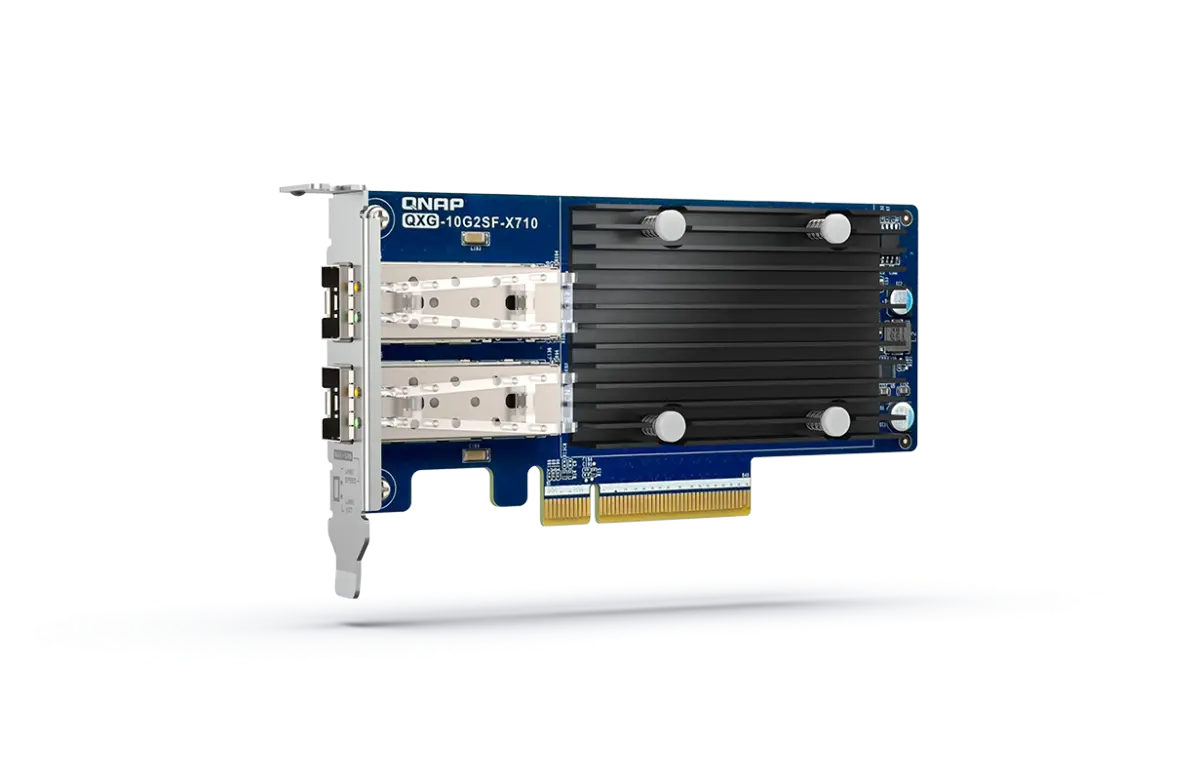 QNAP QXG-10G2SF-X710 2-Port 10G SFP+ PCIe 3.0 Network