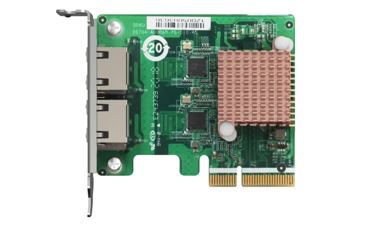 QNAP Dual-Port 2.5GbE PCIe Network Expansion Card