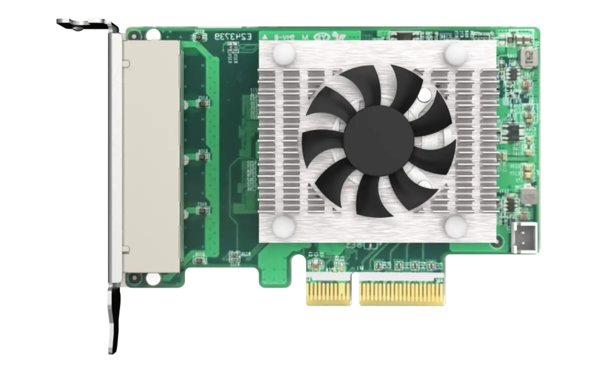 QNAP Quad-Port 2.5GbE PCIe Network Expansion Card