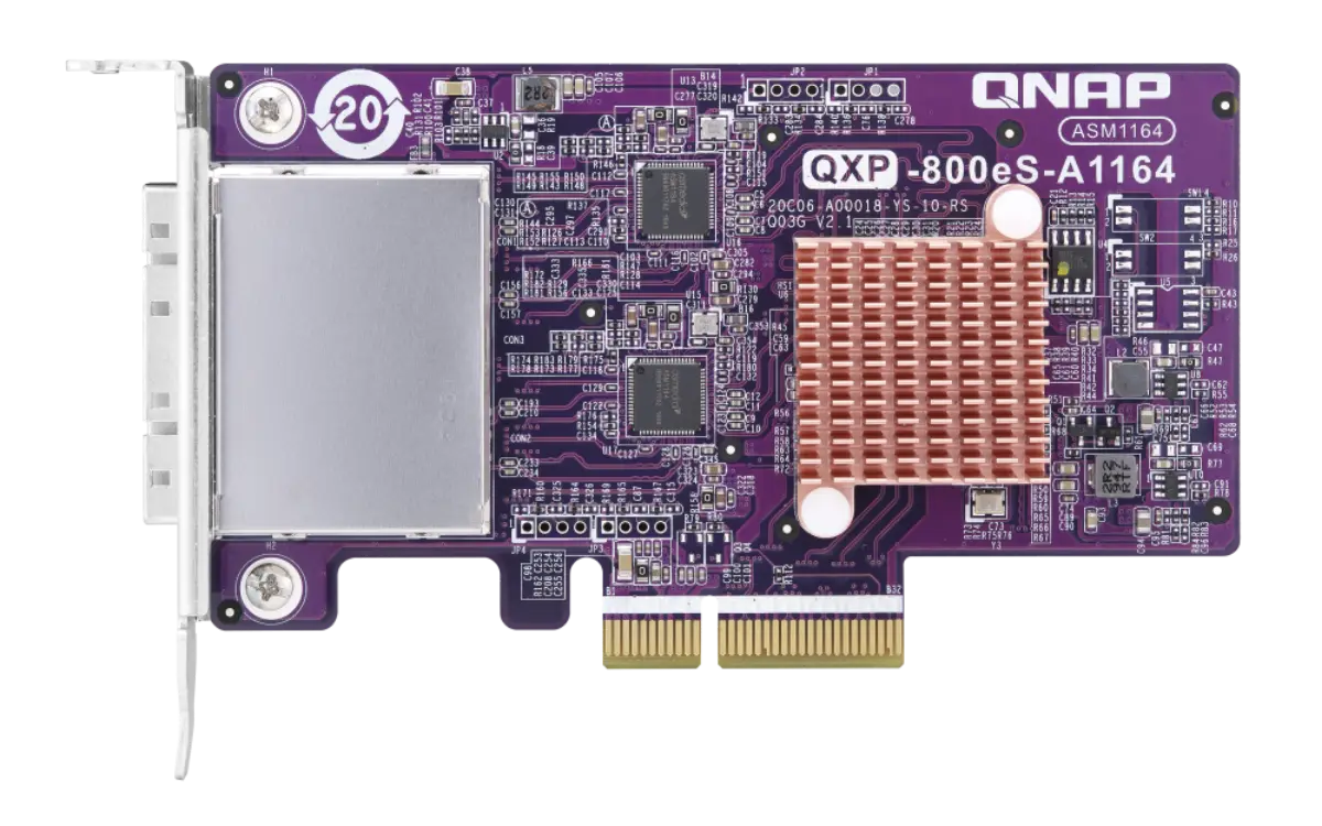 QNAP 2-Port SFF-8088 SATA III Host Bus Adapter for QN