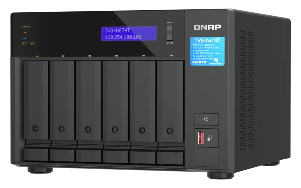 QNAP TVS-h QuTS hero Desktop (Thunderbolt)