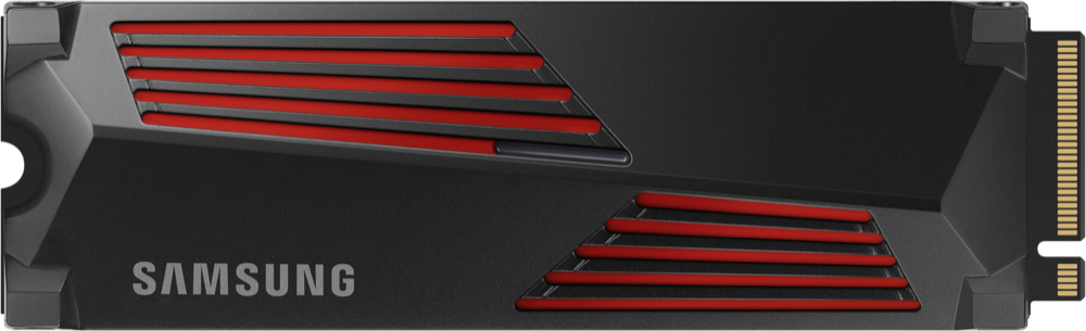 Samsung 990 PRO M.2 NVMe SSD with heatsink — stocked in Bur Dubai, Dubai.