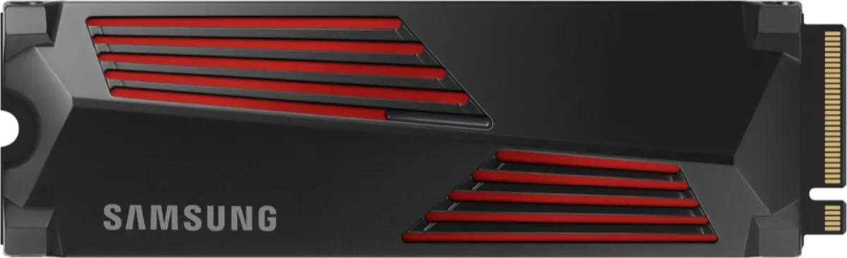 Samsung 990 PRO M.2 NVMe SSD with heatsink — stocked in Bur Dubai, Dubai.