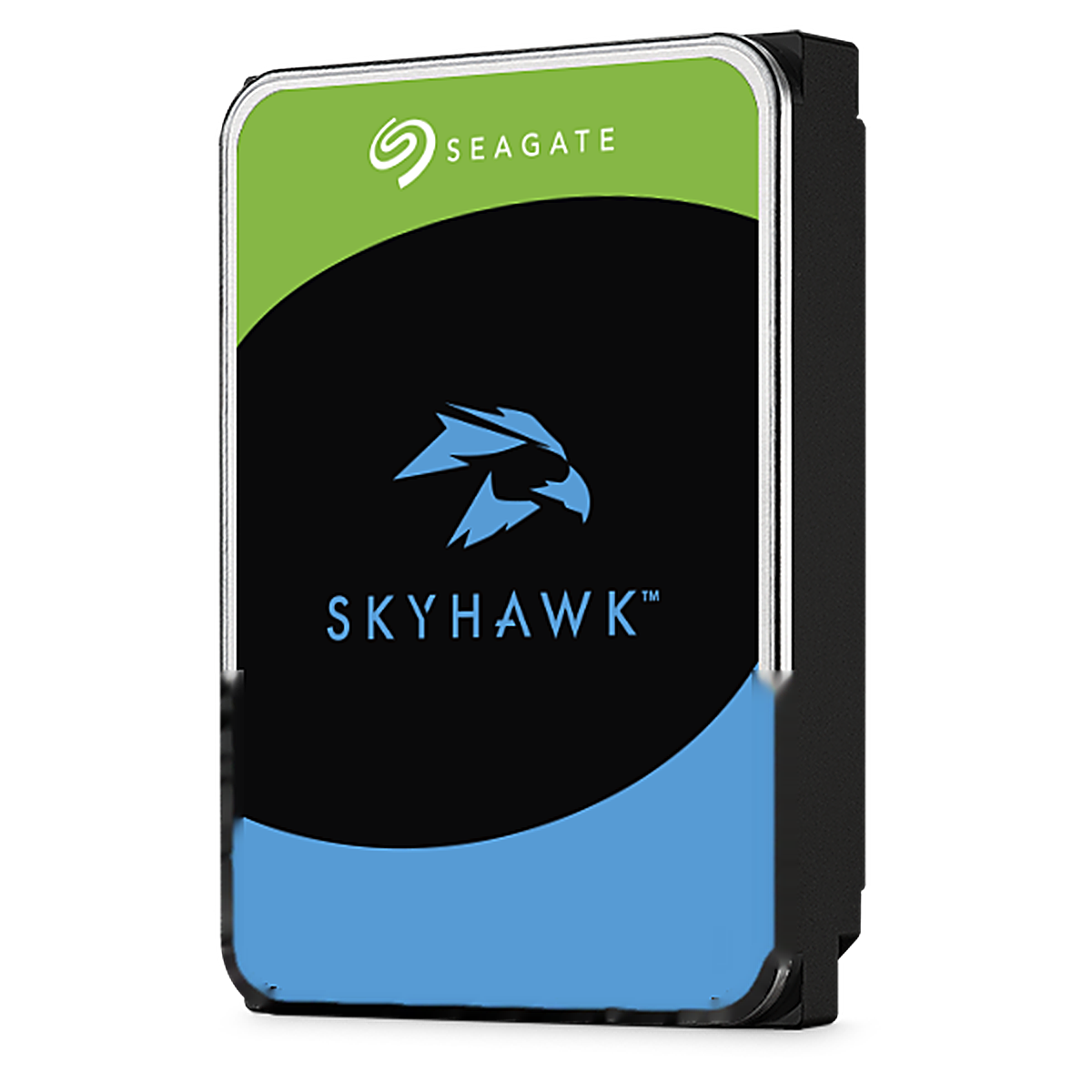 Seagate SkyHawk surveillance hard drive with the blue hawk badge — stocked 1TB to 8TB.