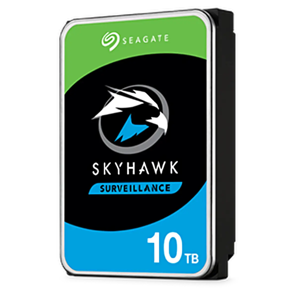 Seagate SkyHawk surveillance hard drive with the blue hawk badge — stocked 1TB to 8TB.