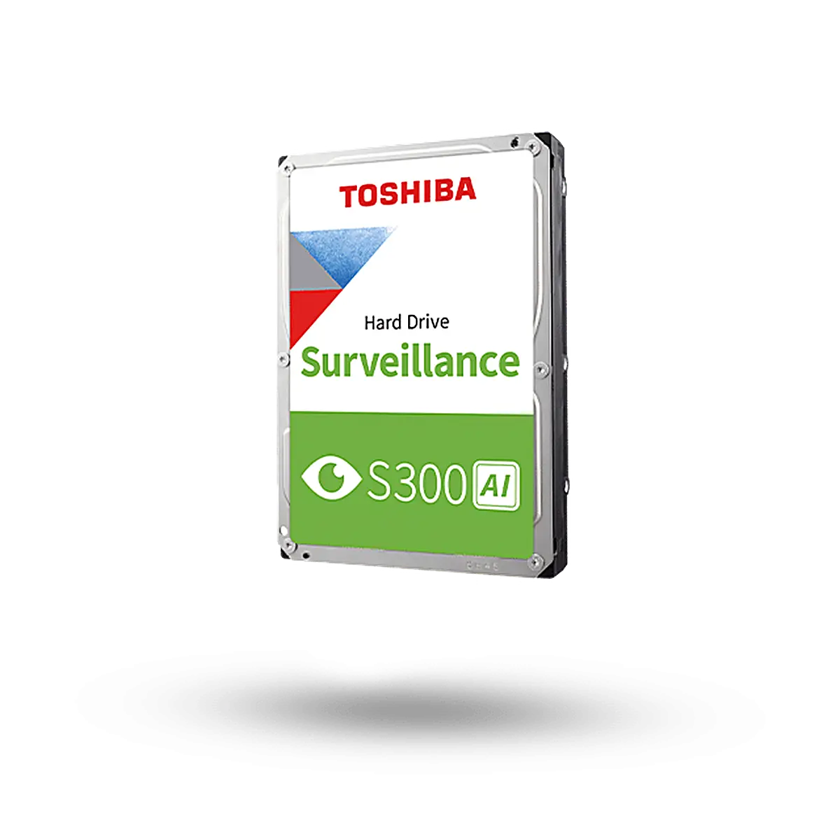 Toshiba S300 AI surveillance hard drive built for AI camera workloads.