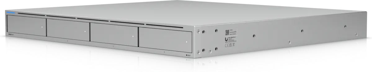 Ubiquiti UniFi UNAS Pro 4 rackmount NAS — genuine Ubiquiti stock at IT World Trading, Bur Dubai, Dubai.