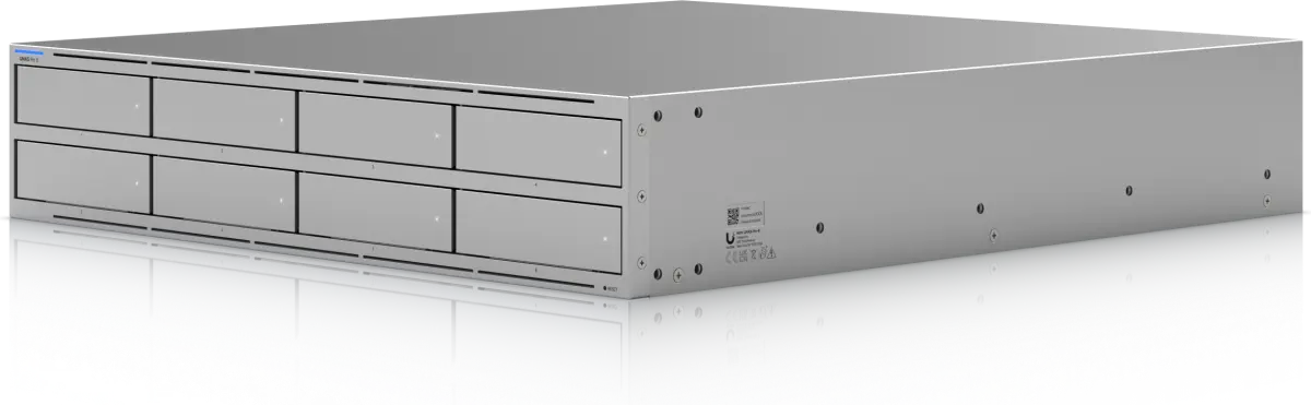 Ubiquiti UniFi UNAS Pro 8 2U 8-bay rackmount NAS — genuine Ubiquiti stock at IT World Trading, Bur Dubai, Dubai.