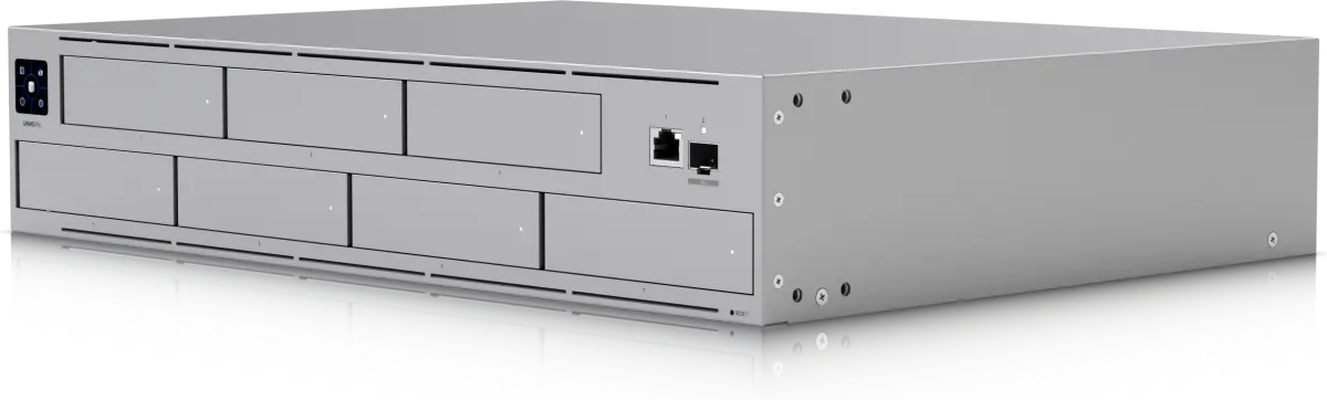 Ubiquiti UniFi UNAS Pro 2U 7-bay rackmount NAS — genuine Ubiquiti stock at IT World Trading, Bur Dubai, Dubai.